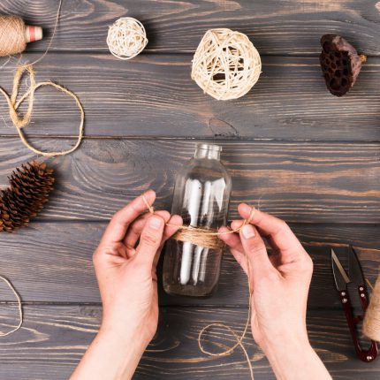 Decoupage Bottles: Live Zoom Workshop