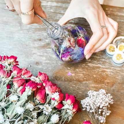 Pressed Flower Glass Art: Live Zoom Workshop