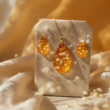 Handmade Floral Resin Jewelry: Live Zoom Workshop